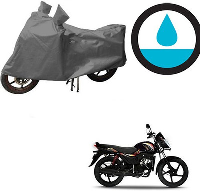 HYBRIDS COLLECTION Waterproof Two Wheeler Cover for Mahindra(Pantero, Grey)