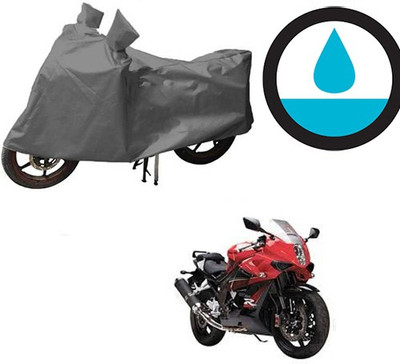 THE REAL ARV Waterproof Two Wheeler Cover for Hyosung(GT650R, Grey)