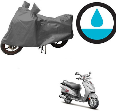 HYBRIDS COLLECTION Waterproof Two Wheeler Cover for Hero(Moto Corp Duet, Grey)