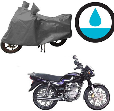 HYBRIDS COLLECTION Waterproof Two Wheeler Cover for Bajaj(Caliber, Grey)