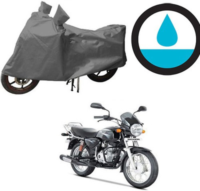 HYBRIDS COLLECTION Waterproof Two Wheeler Cover for Bajaj(Boxer, Grey)