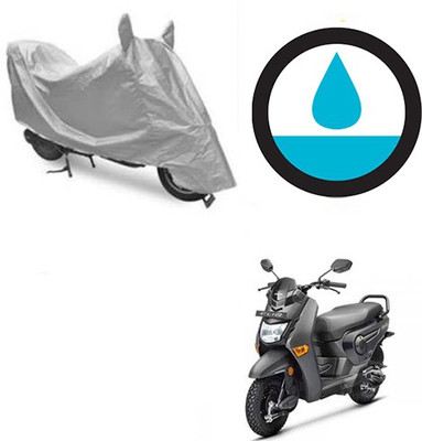 Atulit enterprises Waterproof Two Wheeler Cover for Honda(Cliq, Silver)