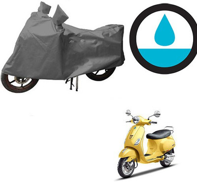 HYBRIDS COLLECTION Waterproof Two Wheeler Cover for Piaggio(Vespa SXL, Grey)