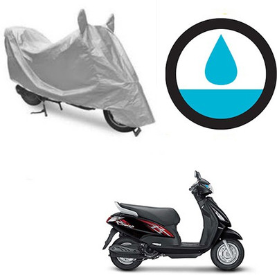 HYBRIDS COLLECTION Waterproof Two Wheeler Cover for Suzuki(Swish, Silver)
