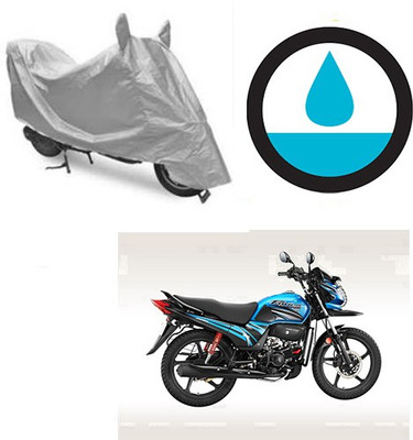 HYBRIDS COLLECTION Waterproof Two Wheeler Cover for Honda(Passion Pro TR, Silver)
