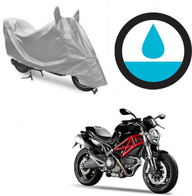 Atulit enterprises Waterproof Two Wheeler Cover for Ducati(Monster 796 S2R, Silver)