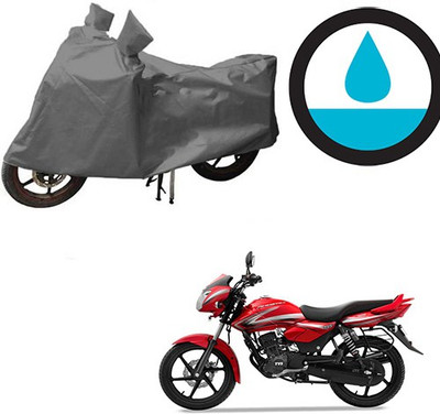 HYBRIDS COLLECTION Waterproof Two Wheeler Cover for TVS(Pheonix, Grey)