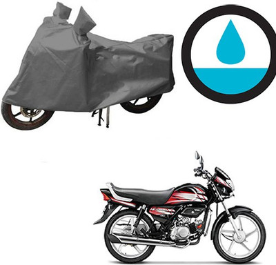 THE REAL ARV Waterproof Two Wheeler Cover for Hero(HF Deluxe, Grey)