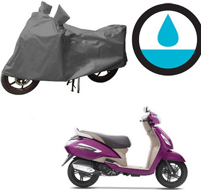 HYBRIDS COLLECTION Waterproof Two Wheeler Cover for TVS(Jupiter, Grey)