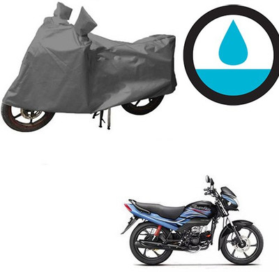 HYBRIDS COLLECTION Waterproof Two Wheeler Cover for Honda(Passion Pro, Grey)