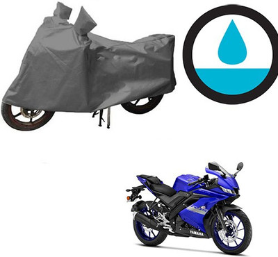THE REAL ARV Waterproof Two Wheeler Cover for Yamaha(R15 V3, Grey)