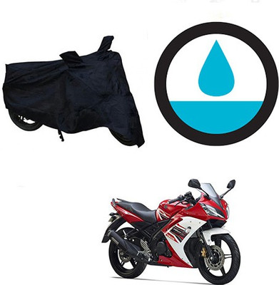 KPIND Waterproof Two Wheeler Cover for Yamaha(R15 s, Black)