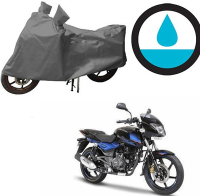 THE REAL ARV Waterproof Two Wheeler Cover for Bajaj(Pulsar 150 DTS-i, Grey)