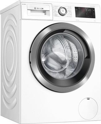 BOSCH 8 kg Fully Automatic Front Load with In-built Heater White  (WAT286H8IN)