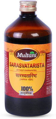 Multani Saraswatarishta Syrup | Increase Concentration Power & Memory - 450ml(450 ml)