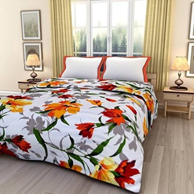 SECREATIONS Floral Double Dohar for  AC Room(Poly Cotton, Multicolor)