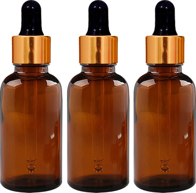 nsb herbals 30 ml Glass Bottle(Pack of 3, Brown)