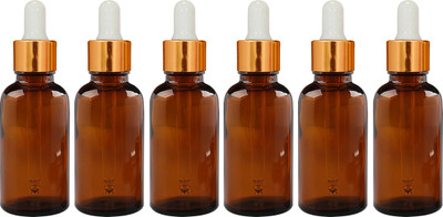 nsb herbals 30 ml Glass Bottle(Pack of 6, Brown)