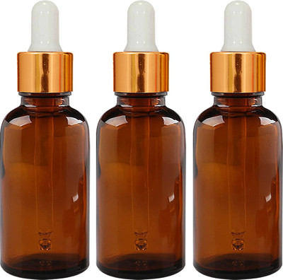 nsb herbals 30 ml Glass Bottle(Pack of 3, Brown)