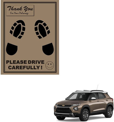 SEMAPHORE Paper Disposable Paper Mat For  Chevrolet Trailblazer(Brown)