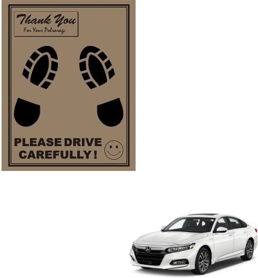 SEMAPHORE Paper Disposable Paper Mat For  Honda Accord(Brown)