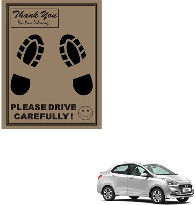 SEMAPHORE Paper Disposable Paper Mat For  Hyundai Xcent(Brown)