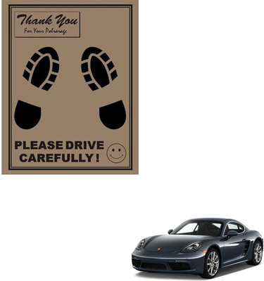 SEMAPHORE Paper Disposable Paper Mat For  Porsche Cayman(Brown)