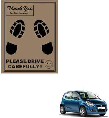SEMAPHORE Paper Disposable Paper Mat For  Maruti Ritz(Brown)