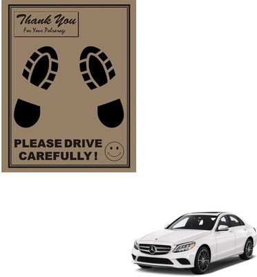 SEMAPHORE Paper Disposable Paper Mat For  Mercedes Benz C-Class(Brown)