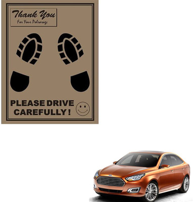 SEMAPHORE Paper Disposable Paper Mat For  Ford Escort(Brown)