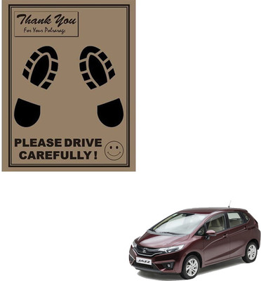 SEMAPHORE Paper Disposable Paper Mat For  Honda Jazz(Brown)