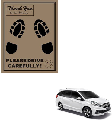 SEMAPHORE Paper Disposable Paper Mat For  Honda Mobilio(Brown)