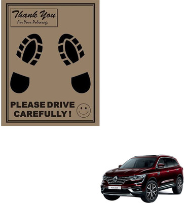 SEMAPHORE Paper Disposable Paper Mat For  Renault Koleos(Brown)