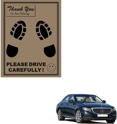 SEMAPHORE Paper Disposable Paper Mat For  Mercedes Benz E-Class(Brown)