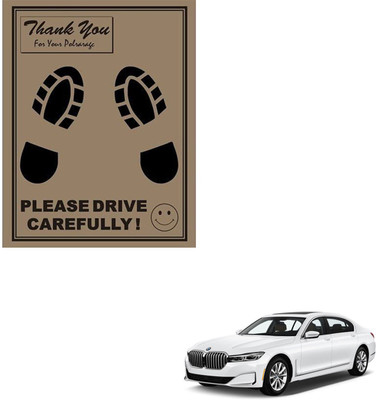 SEMAPHORE Paper Disposable Paper Mat For  BMW 7 Series(Brown)