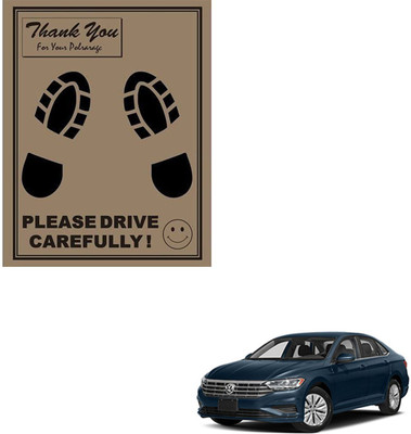 SEMAPHORE Paper Disposable Paper Mat For  Volkswagen Jetta(Brown)