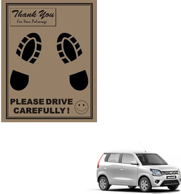 SEMAPHORE Paper Disposable Paper Mat For  Maruti WagonR(Brown)