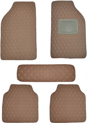 MATIES Leatherite Standard Mat For  Universal For Car(Brown)