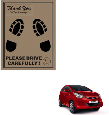 SEMAPHORE Paper Disposable Paper Mat For  Hyundai Eon(Brown)