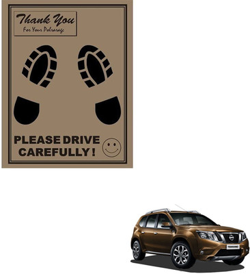 SEMAPHORE Paper Disposable Paper Mat For  Nissan Terrano(Brown)
