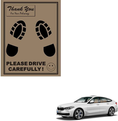 SEMAPHORE Paper Disposable Paper Mat For  BMW 6 Series(Brown)