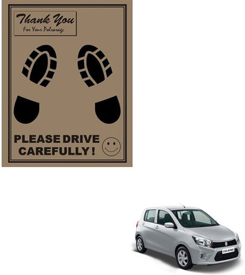 SEMAPHORE Paper Disposable Paper Mat For  Maruti Celerio(Brown)
