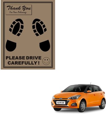 SEMAPHORE Paper Disposable Paper Mat For  Hyundai Elite i20(Brown)