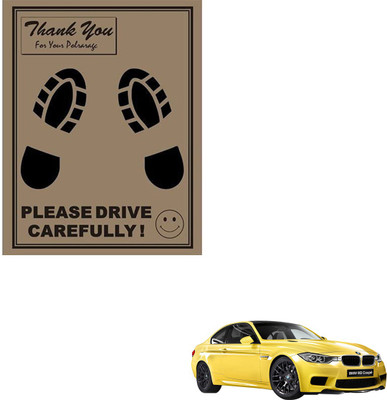 SEMAPHORE Paper Disposable Paper Mat For  BMW 3 Series(Brown)