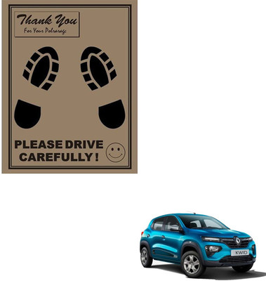 SEMAPHORE Paper Disposable Paper Mat For  Renault Kwid(Brown)