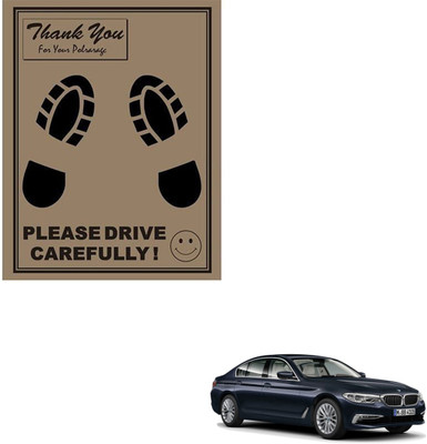 SEMAPHORE Paper Disposable Paper Mat For  BMW 5 Series(Brown)