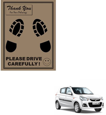 SEMAPHORE Paper Disposable Paper Mat For  Maruti Alto K10(Brown)