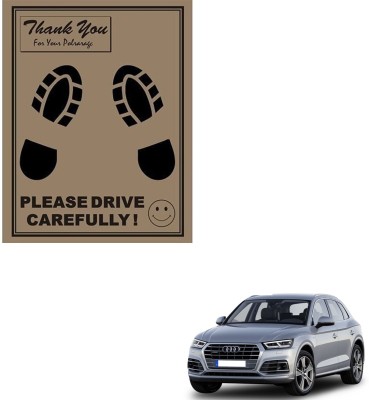 SEMAPHORE Paper Disposable Paper Mat For  Audi Q5(Brown)