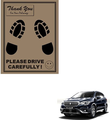 SEMAPHORE Paper Disposable Paper Mat For  Maruti S-Cross(Brown)