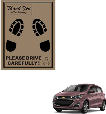 SEMAPHORE Paper Disposable Paper Mat For  Chevrolet Spark(Brown)